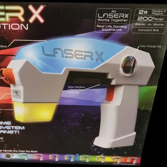 Laser X Revolution Two Player Micro Laser Tag Gaming Blaster Set New Sealed - Picture 2 of 6